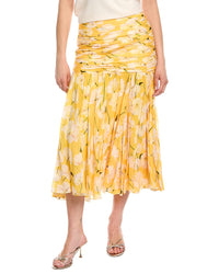 Carolina Herrera Gathered Midi Dress