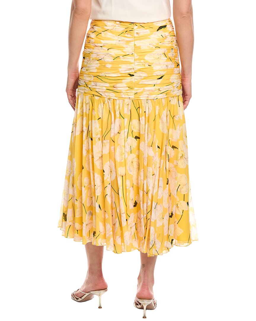 Carolina Herrera Gathered Midi Dress