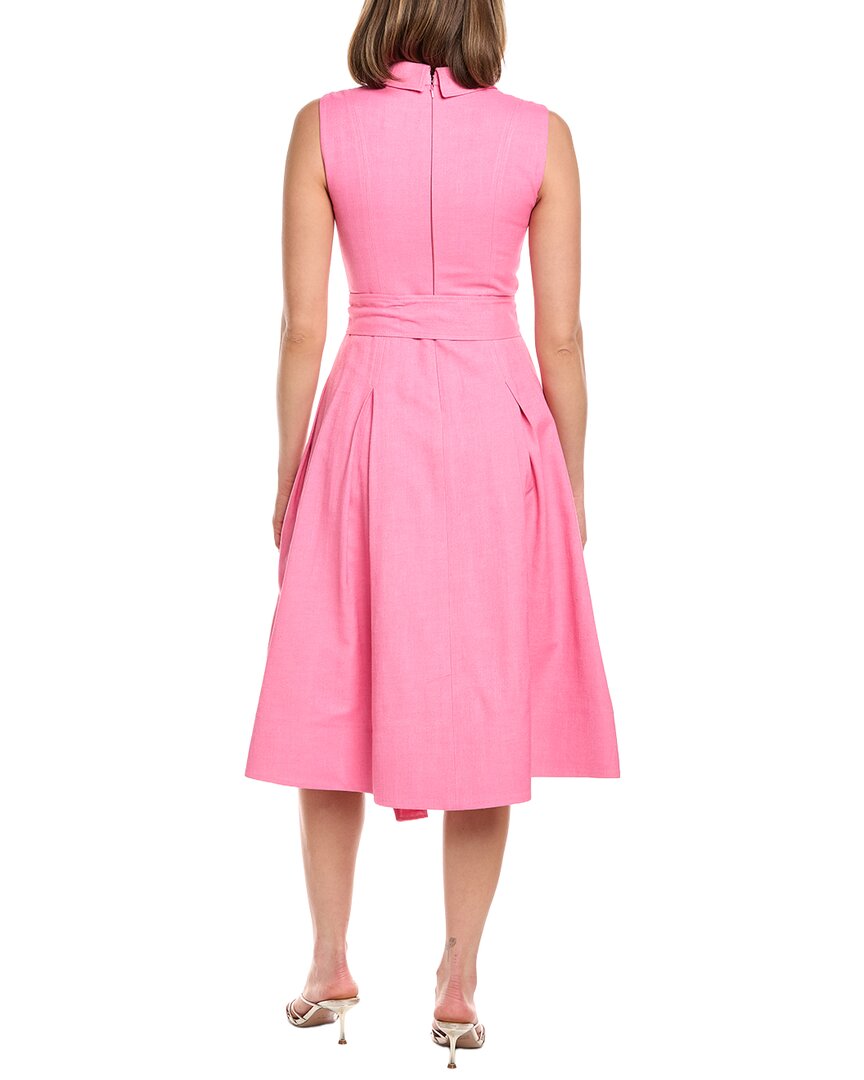 Carolina Herrera Pleated Midi Dress