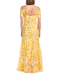 Carolina Herrera Printed Silk Gown