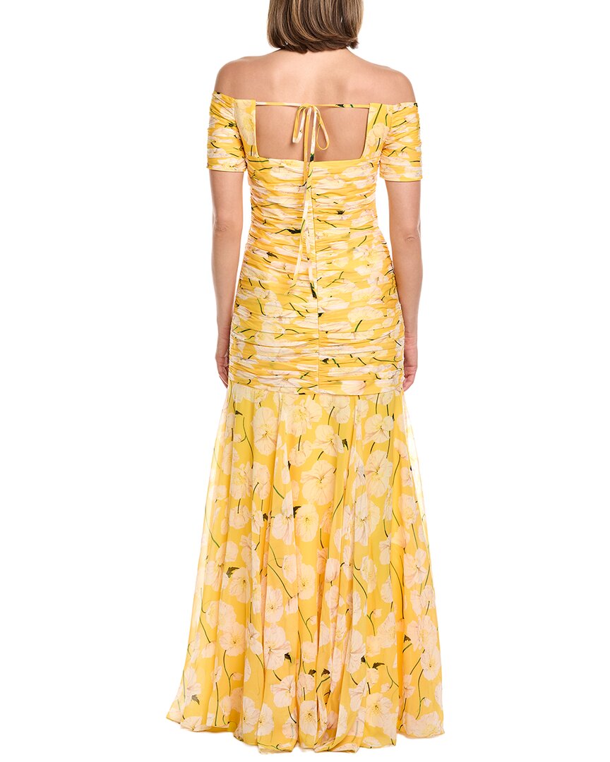 Carolina Herrera Printed Silk Gown