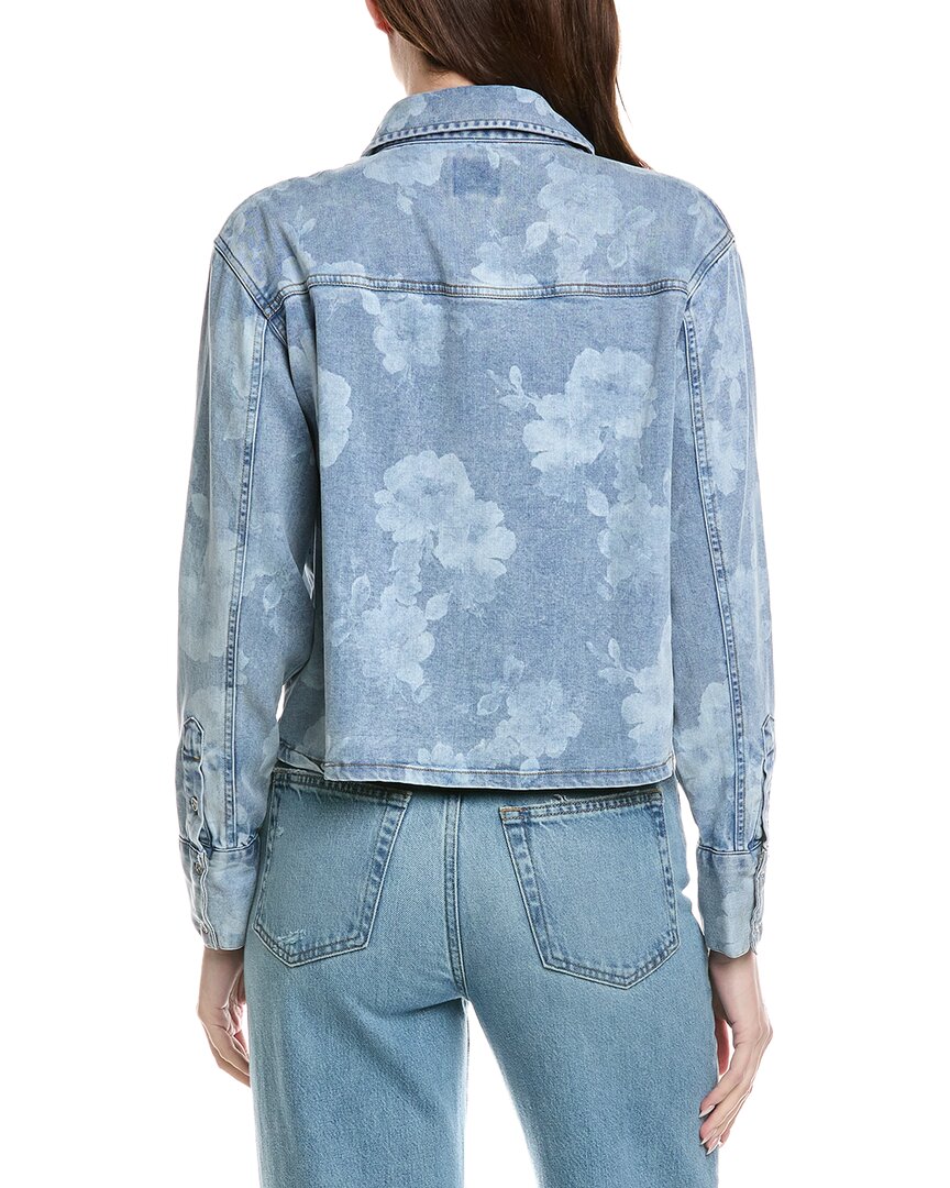 Industry Printed Denim Button-Down Shirt