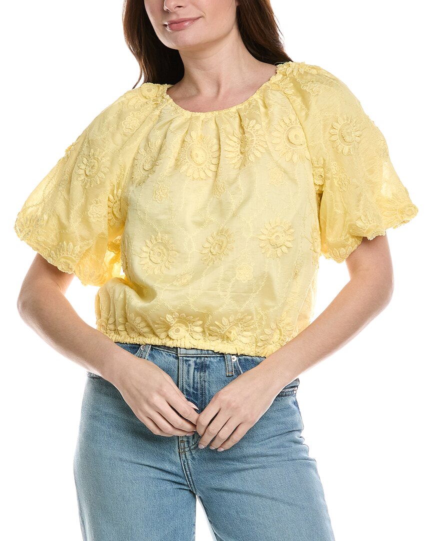 Industry Floral Embroidered Blouse