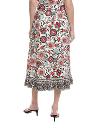 T Tahari Tiered Midi Skirt