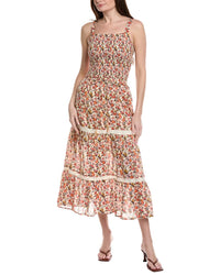 T Tahari 2Pc Woven Blouse & Skirt Set