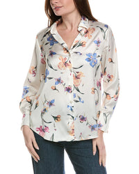 Philosophy Woven Flowy Satin Top