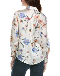 Philosophy Woven Flowy Satin Top