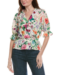 Philosophy Peplum Woven Top