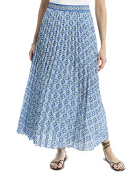 Max Studio Pleated Maxi Skirt