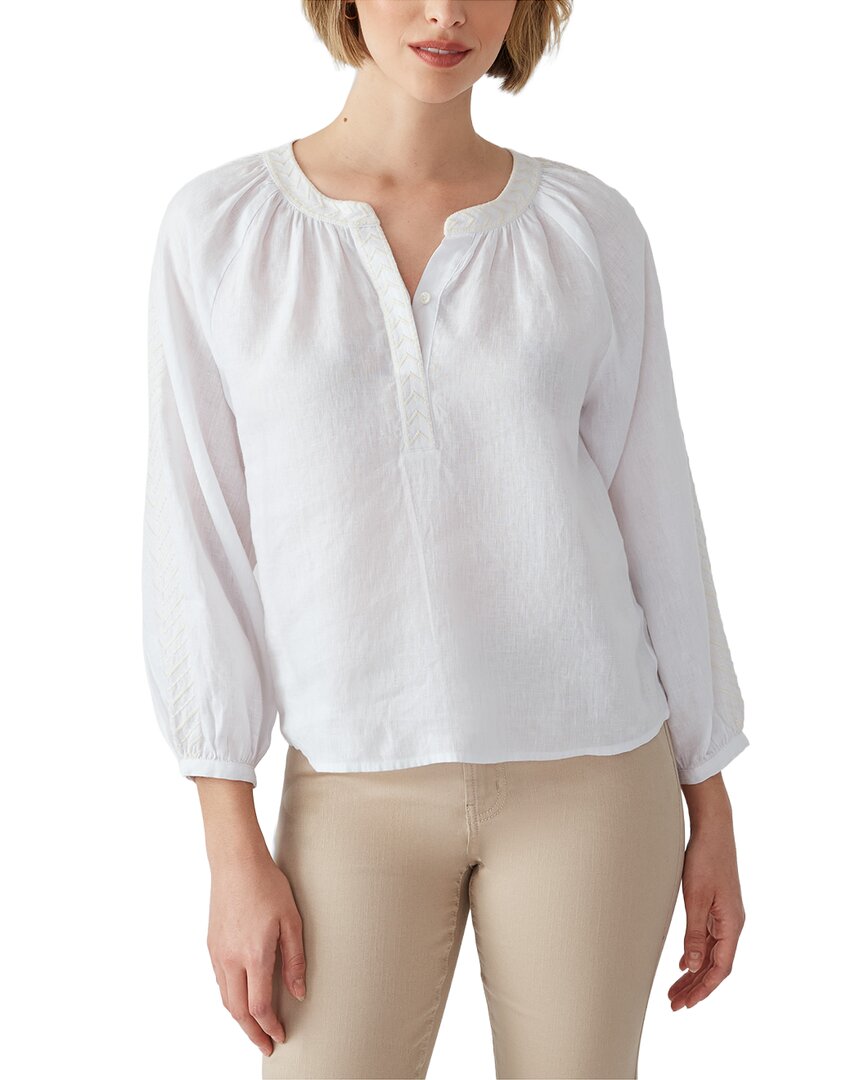 J.Mclaughlin Chandra Linen Blouse