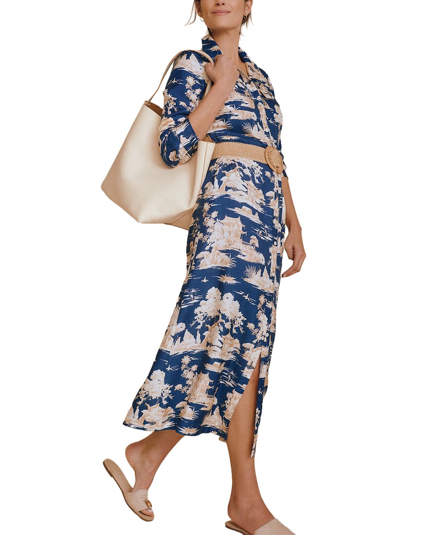 J.McLaughlin J.Mclaughlin Kahlo Silk-Blend Dress