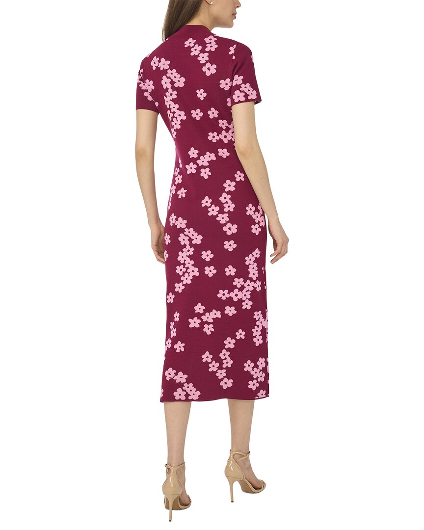 Cece Flower Jacquard Knit Dress