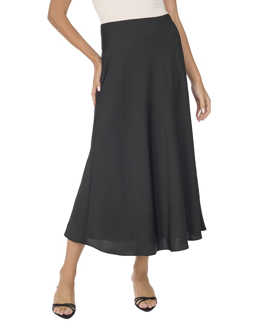 Cece Satin Maxi Bias Skirt