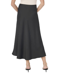 Cece Satin Maxi Bias Skirt