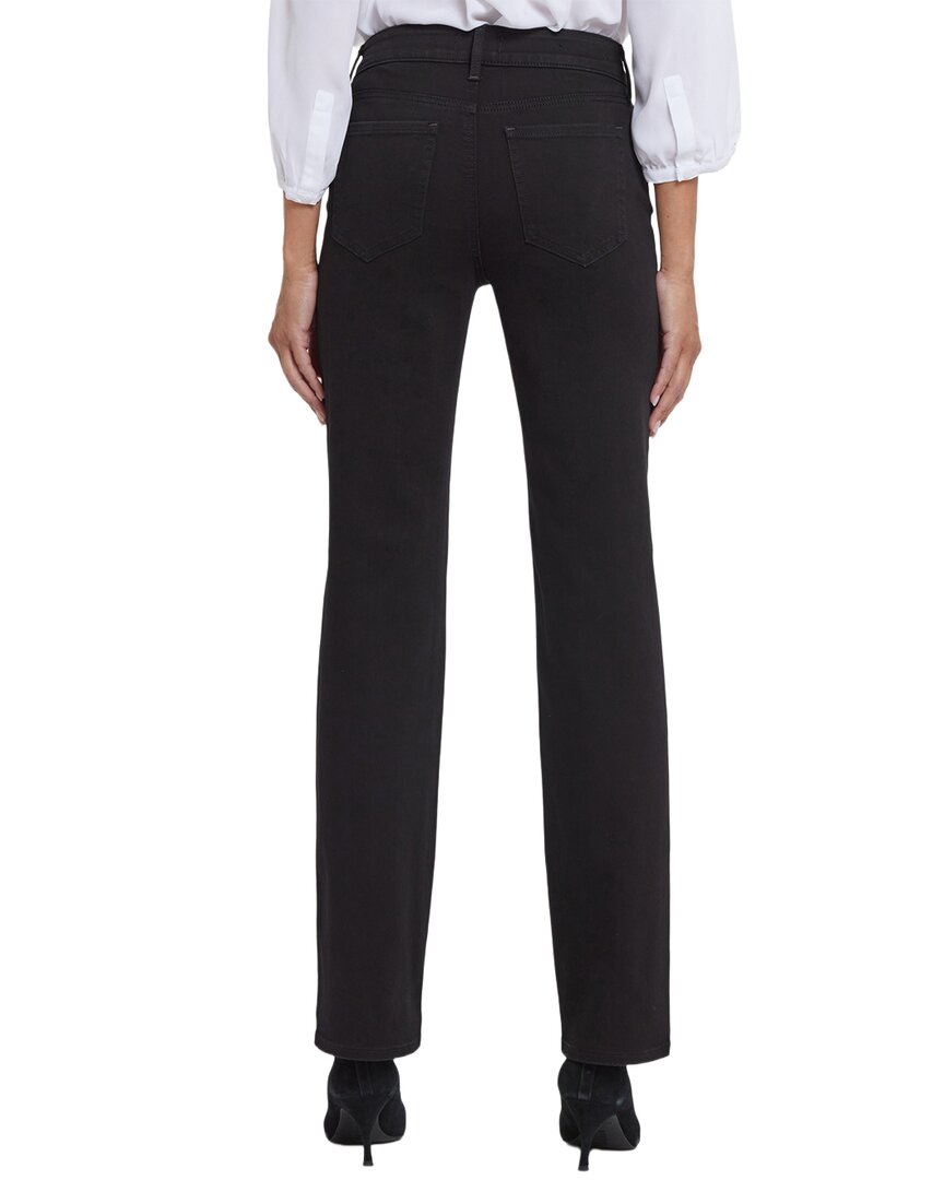 Nydj Marilyn Black Rinse Straight Leg Jean