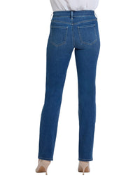 Nydj Marilyn Opera Blue Straight Leg Jean