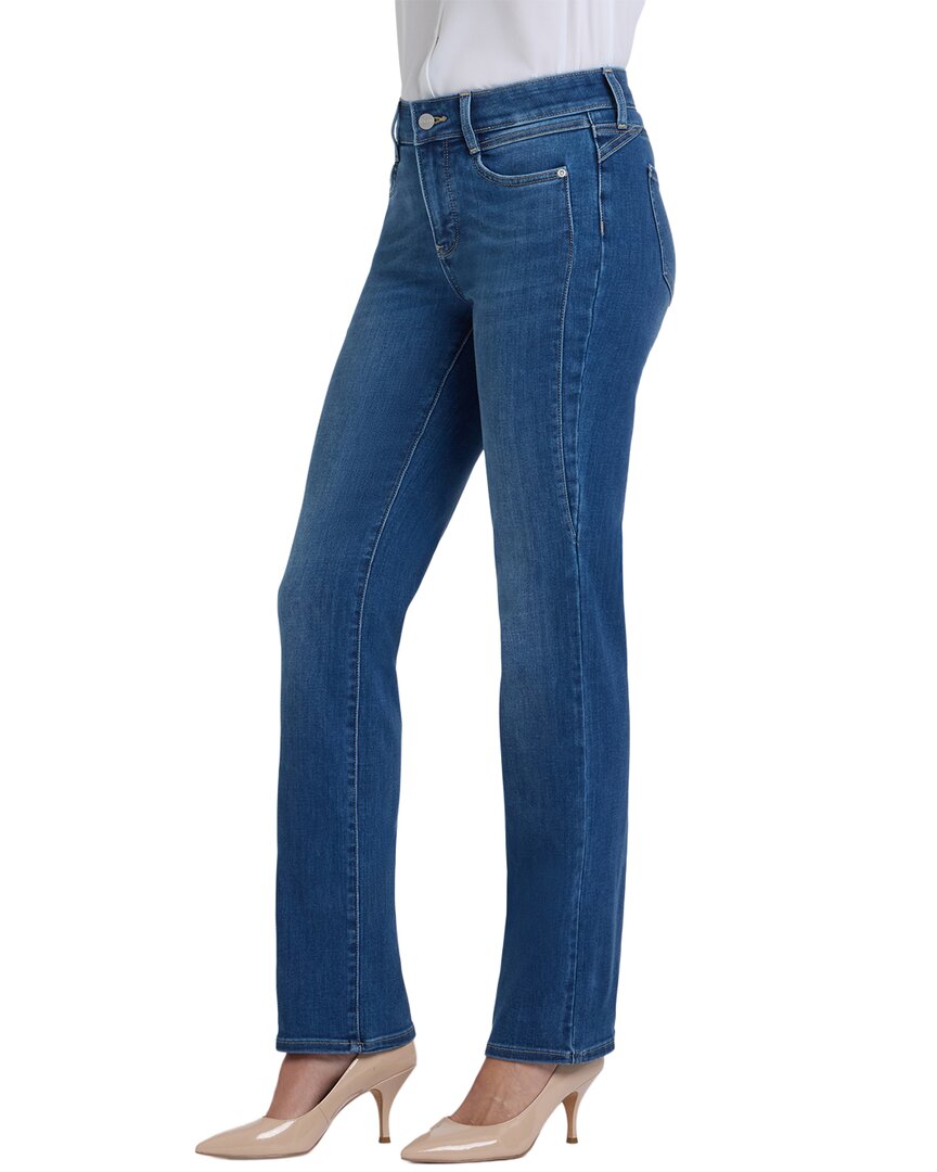 Nydj Marilyn Opera Blue Straight Leg Jean