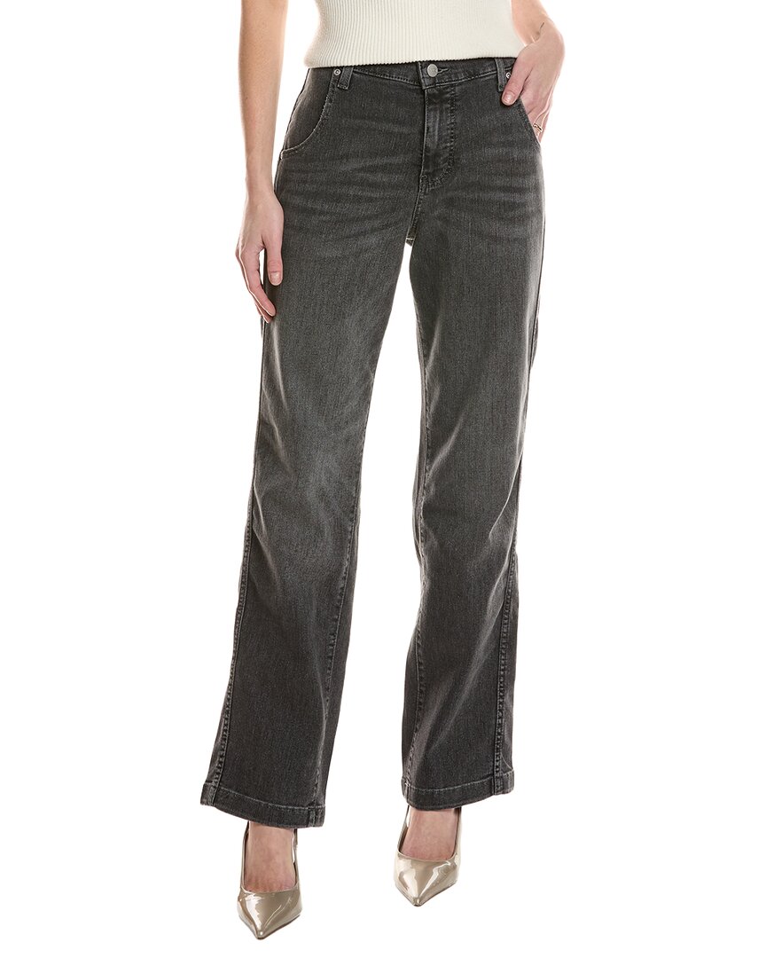 Nydj Brooke Vintage Noir Straight Leg Jean