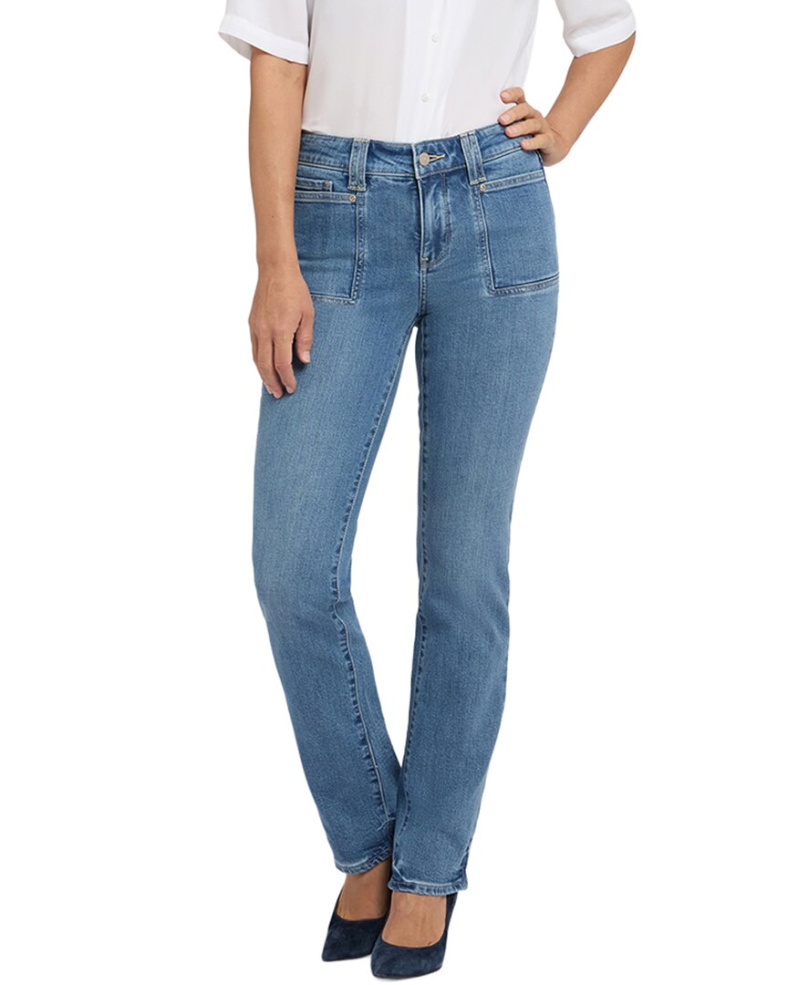 Nydj Marilyn Bastille Sea Straight Leg Jean
