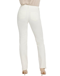 Nydj Marilyn Winter White Straight Leg Jean