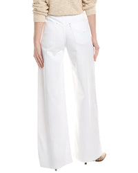 Hudson Jeans James High-Rise Darted White Wide Leg Jean