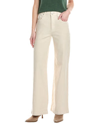 Hudson Jeans Jodie Loose Fit Linen-Blend Ancient Scroll Wide Leg Jean