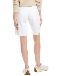 Hudson Jeans London Low-Rise White Long Short