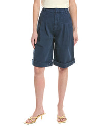 Hudson Jeans Brooks Linen-Blend Moonlit Ocean Bermuda Short