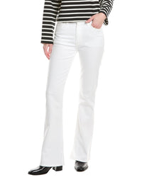 Hudson Jeans Barbara High-Rise White Bootcut Jean