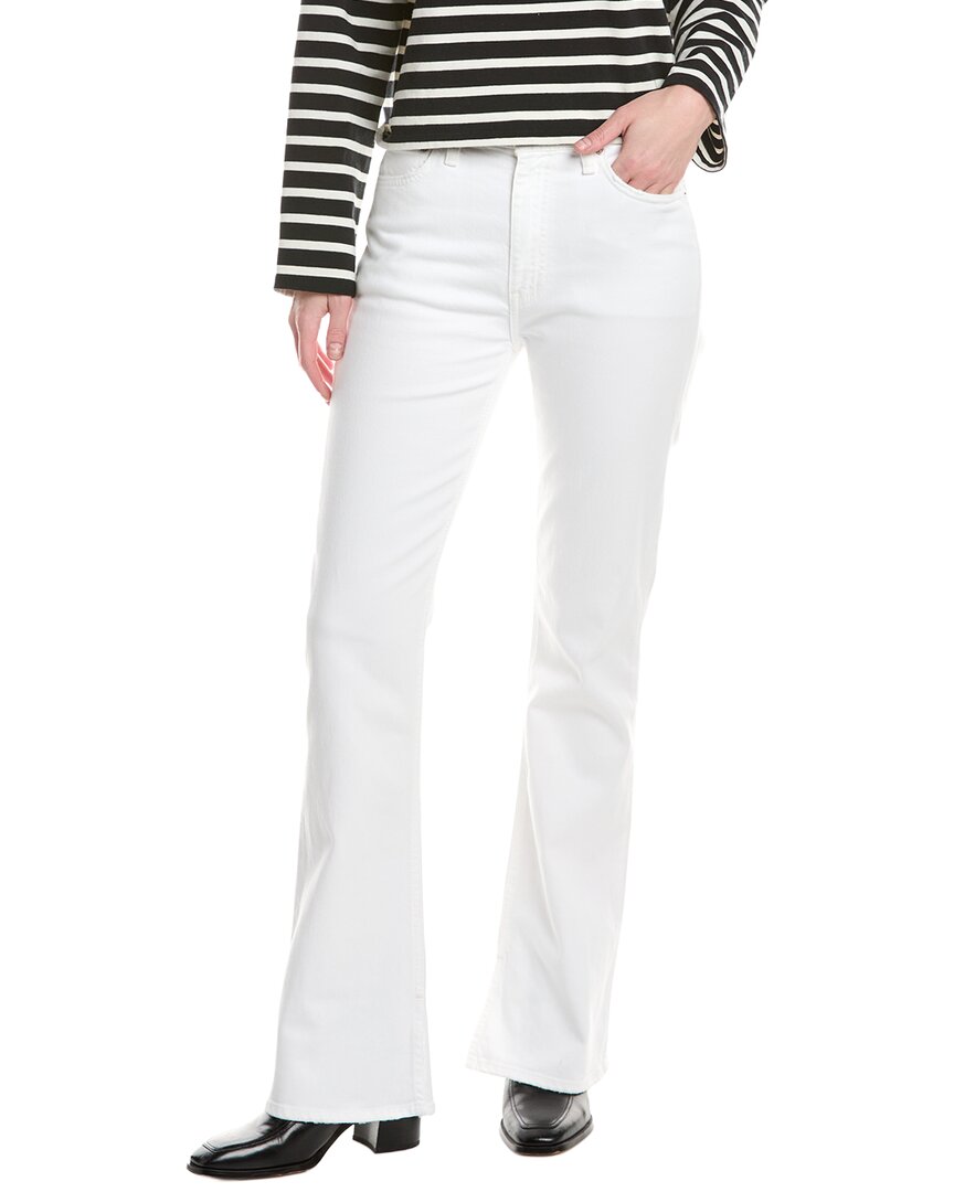 Hudson Jeans Barbara High-Rise White Bootcut Jean