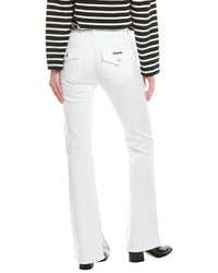 Hudson Jeans Barbara High-Rise White Bootcut Jean