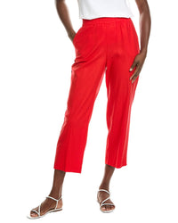Jones New York Jones New York Pull-On Linen-Blend Crop Pant