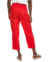 Jones New York Jones New York Pull-On Linen-Blend Crop Pant