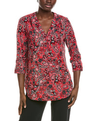 Jones New York Jones New York 3/4-Sleeve V-Neck Tunic