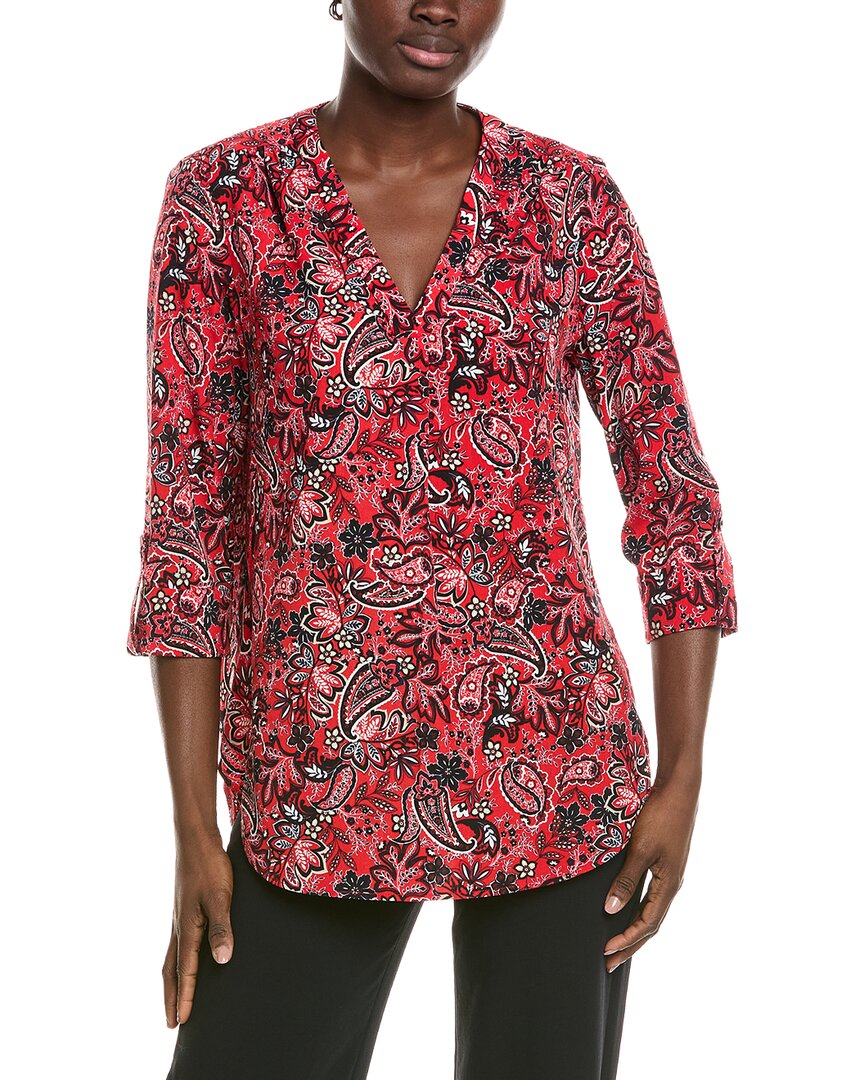 Jones New York Jones New York 3/4-Sleeve V-Neck Tunic