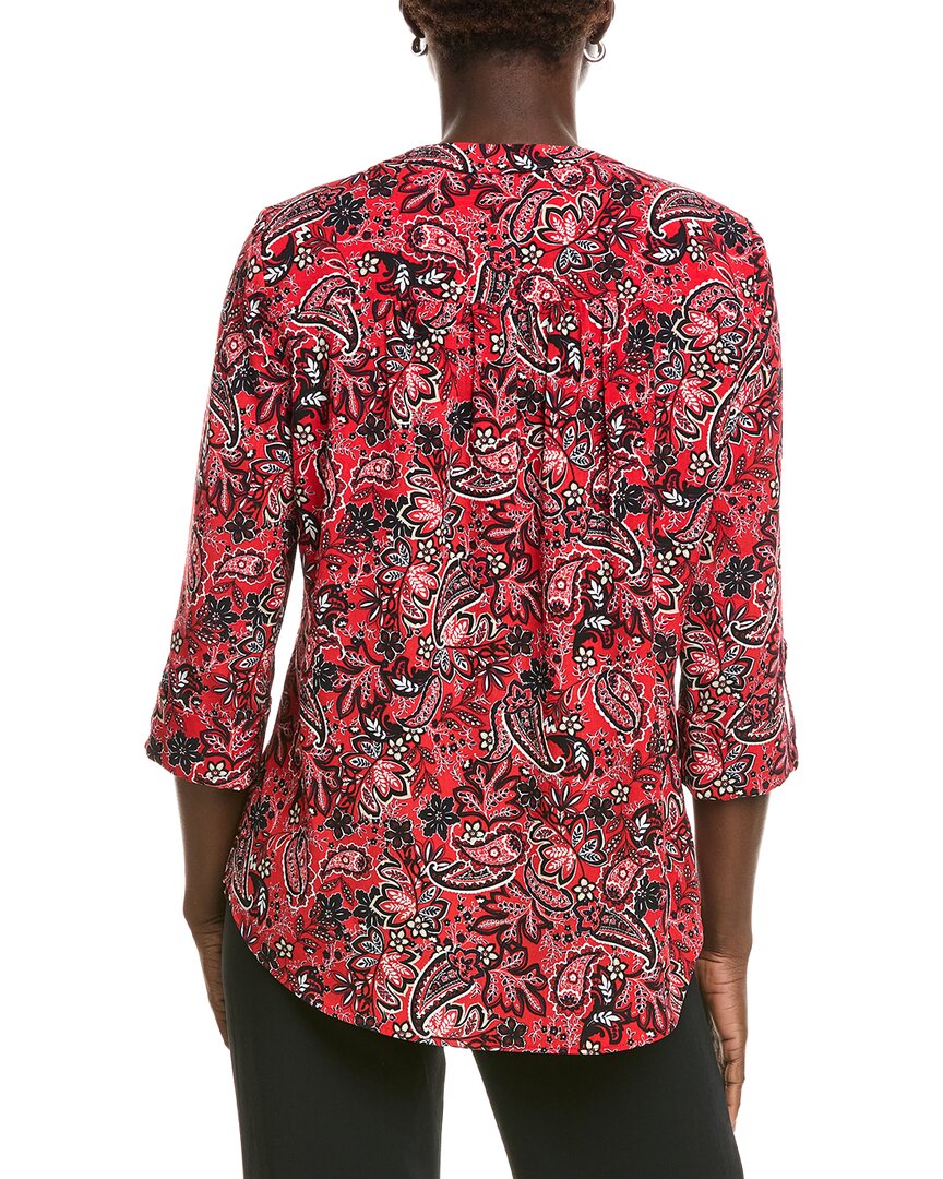 Jones New York Jones New York 3/4-Sleeve V-Neck Tunic