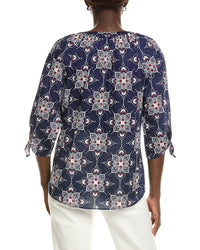 Jones New York Jones New York Elbow Raglan Sleeve Blouse