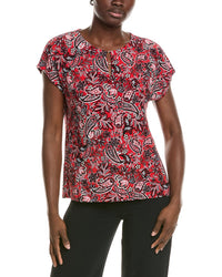 Jones New York Jones New York Double Trim Top