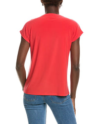 Jones New York Jones New York Extended Shoulder Lace-Up Top