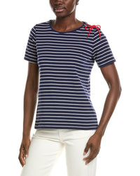 Jones New York Jones New York Shoulder Tie T-Shirt