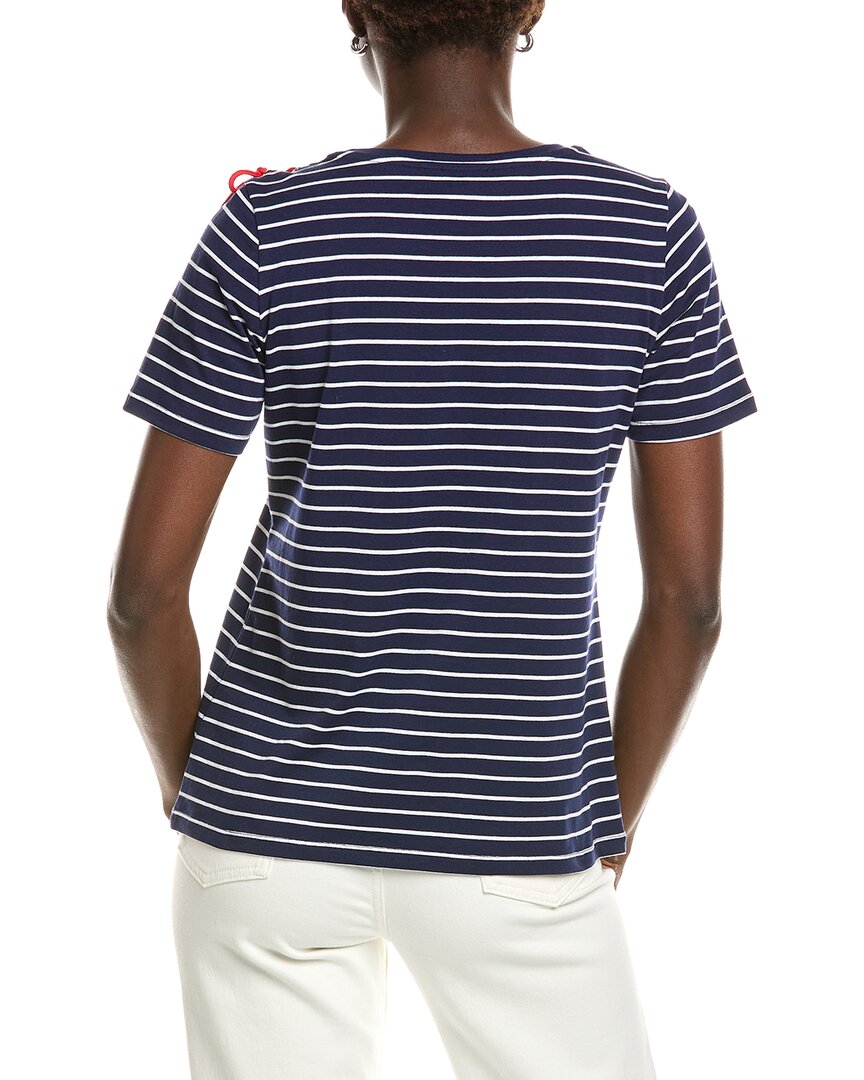 Jones New York Jones New York Shoulder Tie T-Shirt
