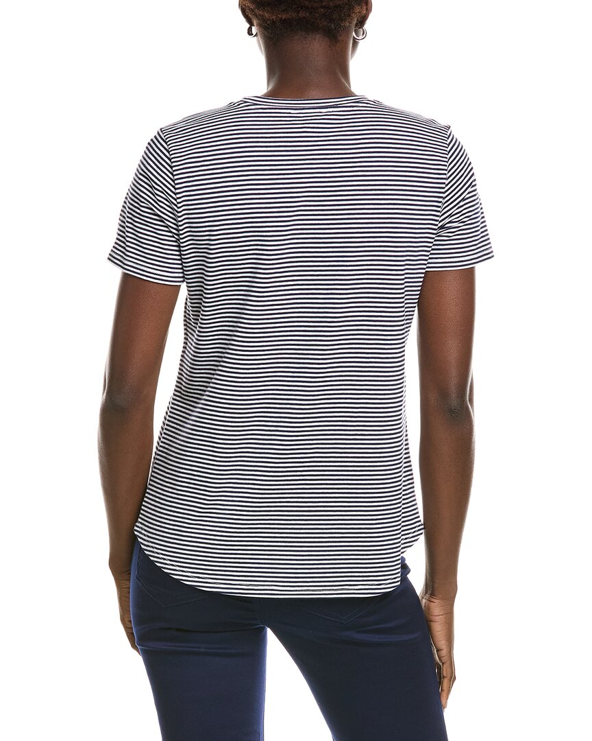 Jones New York Jones New York Buttoned Shoulder T-Shirt