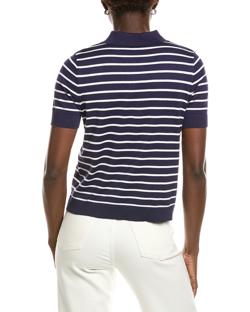 Jones New York Striped Polo T-Shirt