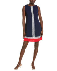 Jones New York Jones New York Sleeveless Colorblock Swing Dress