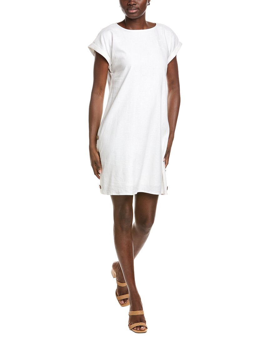 Jones New York Jones New York Linen-Blend Swing Dress