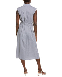 Jones New York Sleeveless Pleated Shirtdress