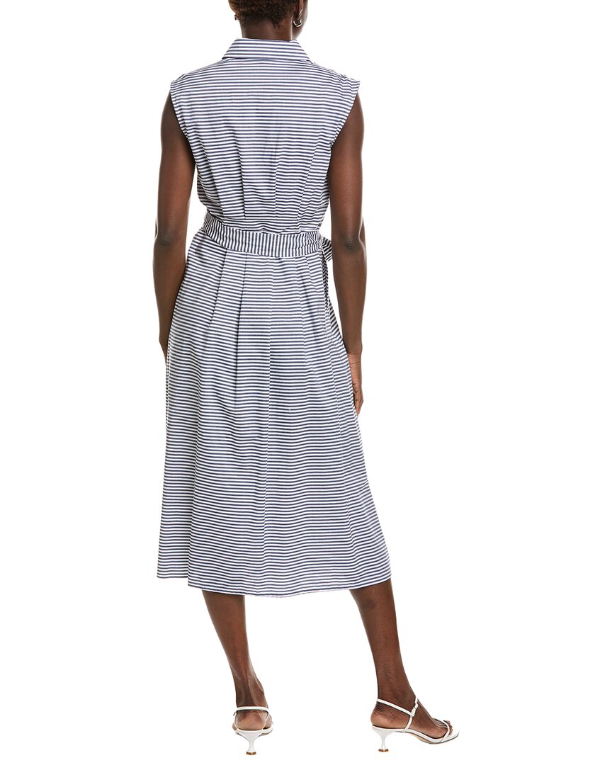 Jones New York Sleeveless Pleated Shirtdress