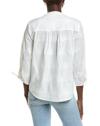Jones New York Y-Neck Blouse