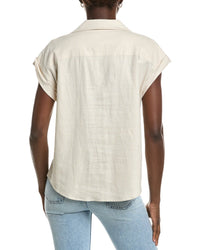 Jones New York Classic Linen-Blend Blouse