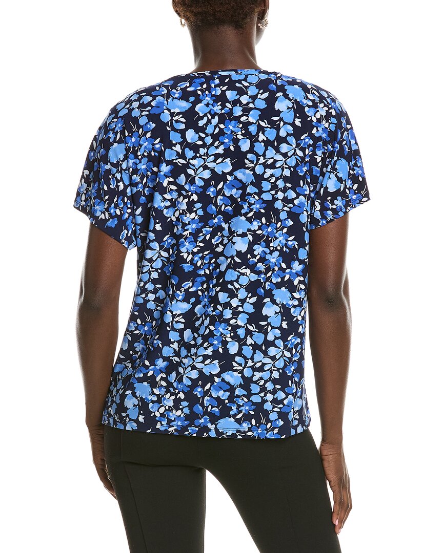 Jones New York Extended Shoulder Placket Top